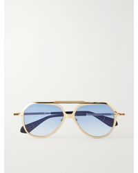 Jacques Marie Mage - Lou Lou De La Falaise Louise Aviator-Style Titanium Sunglasses - Lyst