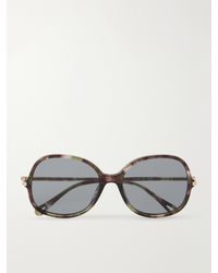 Chloé - Rounded-Frame Acetate Sunglasses - Lyst