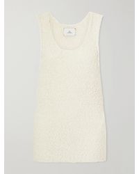 The Elder Statesman - Ella Silk, Cashmere And Linen-Blend Tank - Lyst