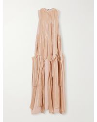 Maticevski - Beseech Draped Pleated Crepe And Satin Gown - Lyst
