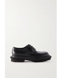 Dries Van Noten Leder Schnuerschuhe aus Leder in Schwarz Damen Schuhe Flache Schuhe Schnürschuhe und Schnürstiefel 
