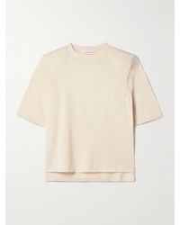 Altuzarra - Lilou Oversized Silk And Cotton-Blend Jersey T-Shirt - Lyst