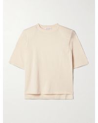 Altuzarra - Lilou Oversized Silk And Cotton-Blend Jersey T-Shirt - Lyst