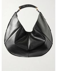 Saint Laurent - Mombasa Paneled Leather Shoulder Bag - Lyst
