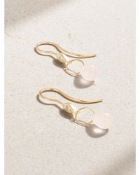 Melissa Joy Manning - 14-Karat Recycled, Rose Quartz And Diamond Earrings - Lyst