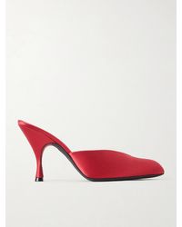 Herbert Levine - Sitting Pretty 100 Satin Mules - Lyst