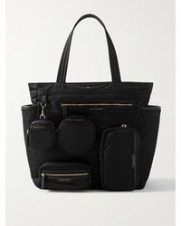 Anya Hindmarch - Net Sustain Working From Home Tote Aus Recyceltem Shell Mit Lederbesätzen - Lyst