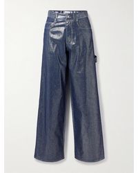Isabel Marant - Cover Hoch Sitzende Cargojeans Mit Weitem Bein - Lyst