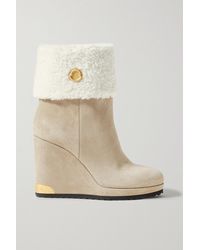 Wedge Boots for Women - Lyst