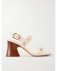 Chloé - Embellished Leather Sandals - Lyst