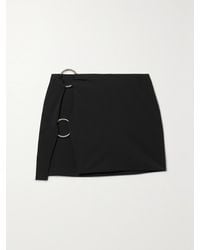 Louisa Ballou - Embellished Recycled Stretch-Jersey Mini Skirt - Lyst