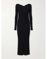 LeKasha - Ternil Ribbed Cashmere Maxi Dress - Lyst