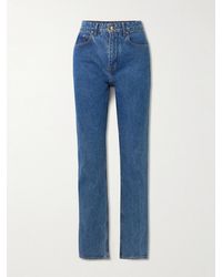 OSSOU - Noon High-Rise Straight-Leg Jeans - Lyst
