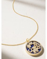 Jennifer Meyer - Kette Aus 18 Karat Mit Lapislazuli Und Diamanten - Lyst