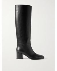 Gianvito Rossi - Santiago 60 Leather Knee Boots - Lyst