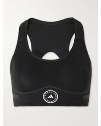 adidas By Stella McCartney - Truepace Aeroready Heat.Rdy Sport-Bh Aus Recyceltem Stretch-Material Mit Cut-Out - Lyst