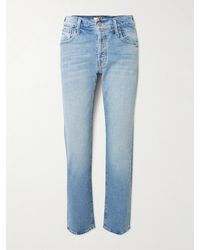 Mother - The Hiker Hover High-Rise Slim-Leg Jeans - Lyst