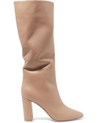 Gianvito Rossi Laura 85 Leather Knee Boots - Multicolour
