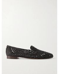 Le Monde Beryl - Woven Leather Loafers - Lyst