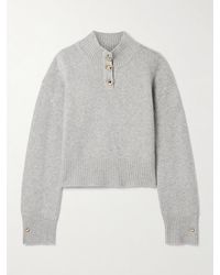 Brandon Maxwell - The Rowe Verkürzter Pullover Aus Kaschmir Mit Recycelten Fasern - Lyst