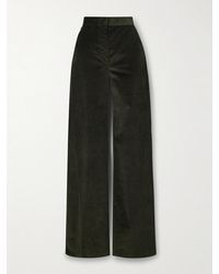 Max Mara - Cotton-Blend Corduroy Wide-Leg Pants - Lyst