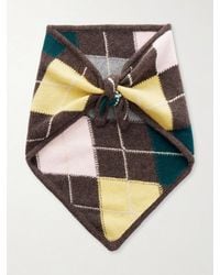 &Daughter - Ava Argyle Cashmere Scarf - Lyst
