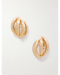 Jennifer Fisher - Abstract Line-Plated Clip Earrings - Lyst