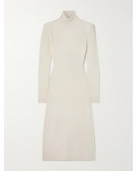 Tom Ford - Cutout Cashmere Turtleneck Midi Dress - Lyst