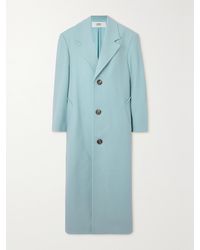Ami Paris - Mantel Aus Einer Wollmischung - Lyst