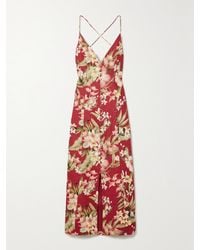 Zimmermann - Net Sustain Lexi Floral-Print Linen Midi Dress - Lyst
