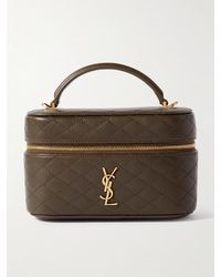 Saint Laurent - Gaby Vanity Mini Quilted Leather Shoulder Bag - Lyst