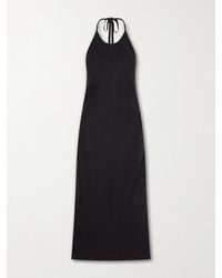 James Perse - Linen Midi Dress - Lyst