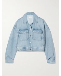 Agolde - Luka Cropped Organic Denim Jacket - Lyst