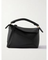 Loewe - Puzzle Edge Mini Textured-Leather Shoulder Bag - Lyst