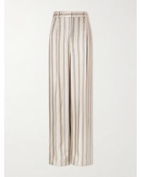 Twp - Hudson St Striped Wide-Leg Pants - Lyst