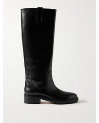 Aeyde - Henry Leather Knee Boots - Lyst