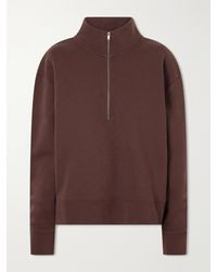 Studio Nicholson - Thalen Cotton-Jersey Fleece Sweatshirt - Lyst