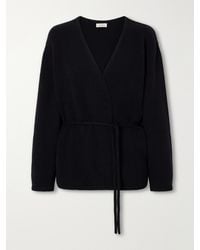 Almala - Fez Belted Merino Wool And Cashmere-Blend Cardigan - Lyst