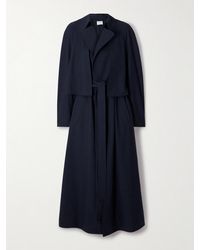 FFORME - Lennox Belted Pleated Twill Trench Coat - Lyst