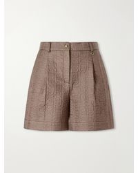 Moncler - Logo-Printed Jacquard Shorts - Lyst