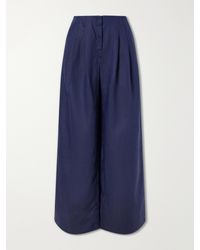 ANDRES OTALORA - Ancestra Linen Wide-Leg Pants - Lyst