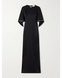 Stella McCartney - Embellished Satin Maxi-Dress - Lyst