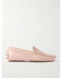 Tod's - Gommino Loafers Aus Leder Mit Verzierung - Lyst