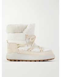 Bogner - Chamonix S 10 C Suede-Trimmed Shearling Snow Boots - Lyst