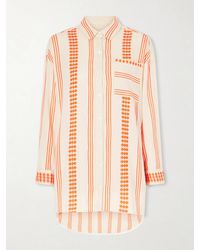 lemlem - Mariam Asymmetric Striped Cotton-Blend Shirt - Lyst