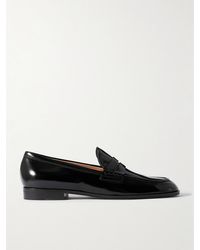 Gianvito Rossi - Georgie Patent-Leather Loafers - Lyst