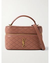 Saint Laurent - Gaby Vanity Mini Quilted Leather Shoulder Bag - Lyst