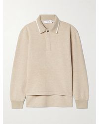 Proenza Schouler - Genevieve Pullover Aus Cloqué Aus Einer Baumwollmischung Mit Streifen Und Polokragen - Lyst