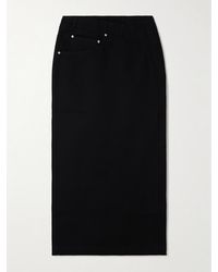 Loewe - Denim Midi Skirt - Lyst