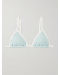 Marysia Swim - Porto Two-Tone Triangle Bikini Top - Lyst